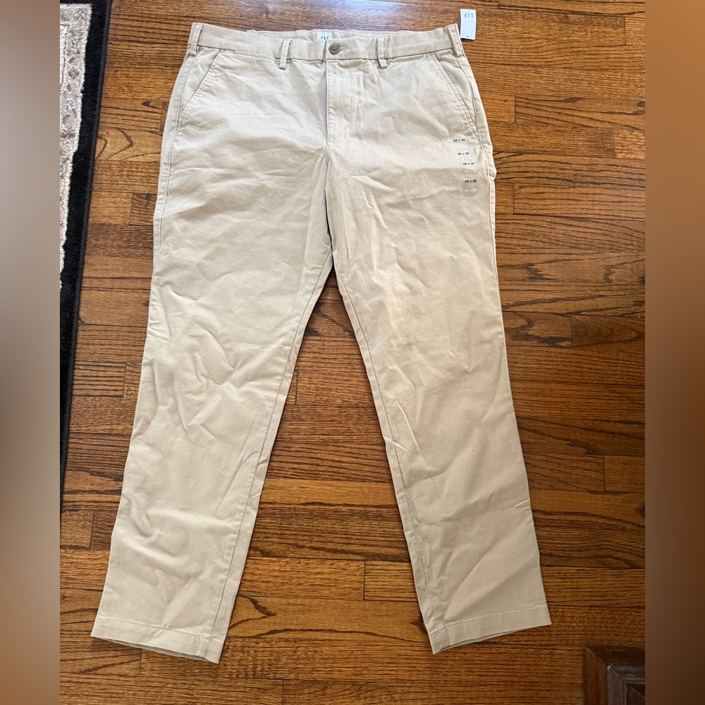 GAP Men's Cream Chinos